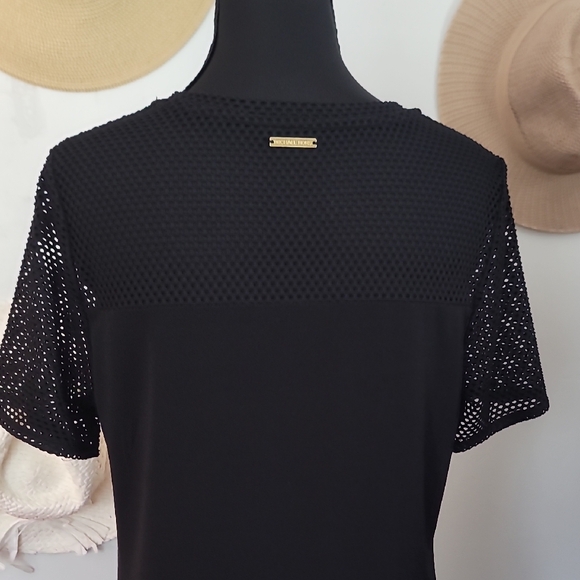 Michael Kors Elegant Black Midi Dress - Picture 8 of 9